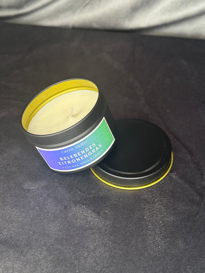 Duftkerze in eleganter Runddose