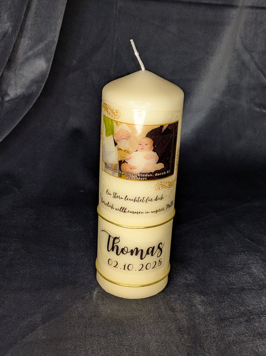 Personalisierte Taufkerze – Einzigartige Erinnerung an den besonderen Tag